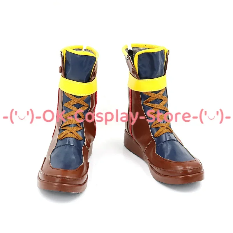 Game Pretty Derby Mayano Top Gun Cosplay PU Leather Shoes Halloween Carnival Christmas Party Boots Roleplay Prop Custom Made