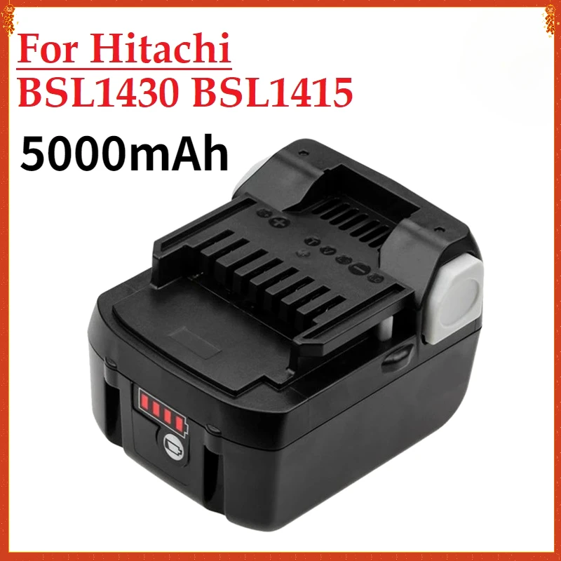 For Hitachi 14.4V Li-ion power tool battery BSL1415 BSL1430 CJ14DSL BSL1440 330067 330068 330139 330557 5.0Ah Tools Batteries