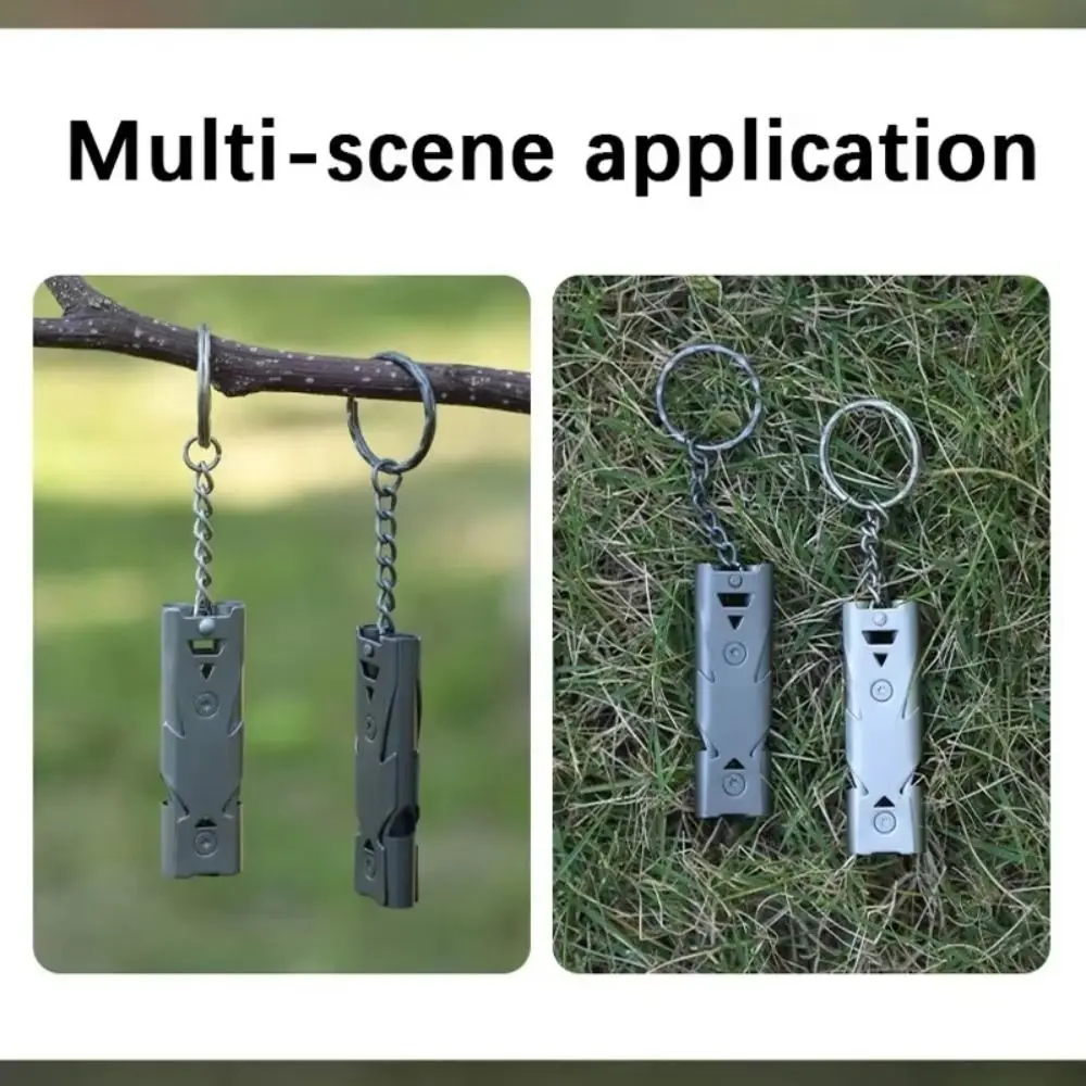 Multi-function Emergency Survival Whistle Loud Sound Lightweight Outdoor Survival Whistle Professional Lifesaving
