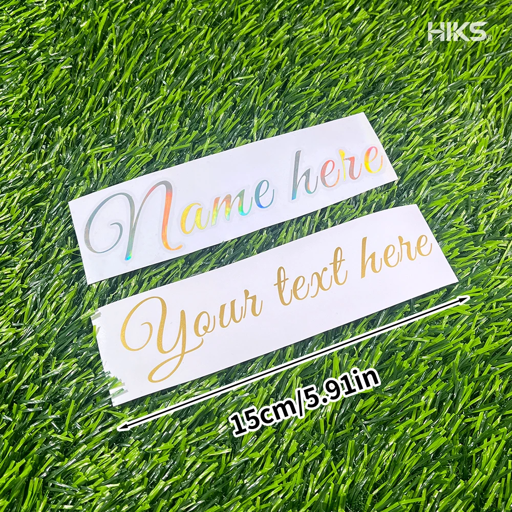 2PCS Custom Name Stickers Personalized Text Vinyl Decal Self‑adhesive Customized Name Label for Party Decor Gift DIY Crafts