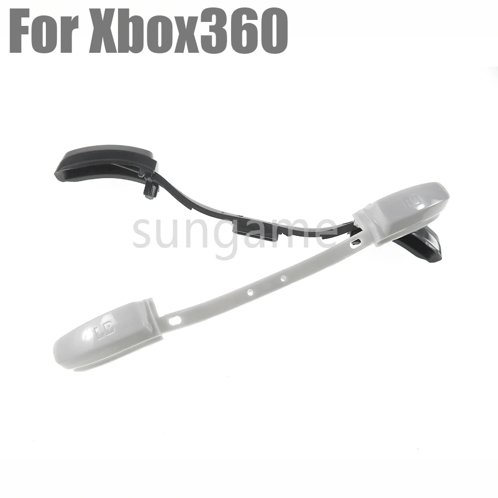 1 قطعة زر المصد الأبيض والأسود LB RB لوحدة تحكم XBox 360 الزناد الدليل المحيطي على قبالة إصلاح الجزء