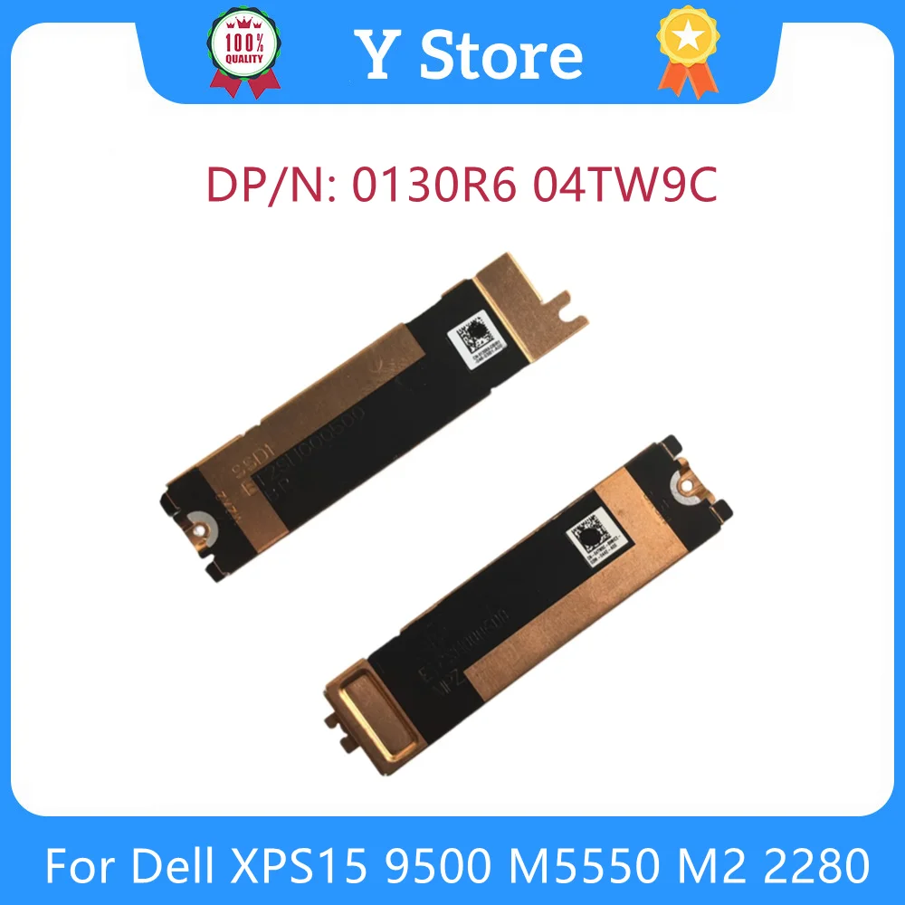 Y Store Laptop SSD Heatsink Bracket Drive Cooling Vest Bracket For Dell XPS15 9500 M5550 M2 2280 0130R6 130R6 04TW9C 4TW9C