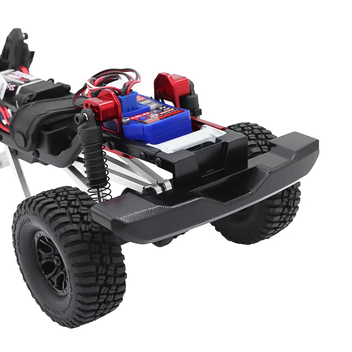 ل TRX4M CNC الألومنيوم المصد الأمامي الخلفي ل 1/18 TRX-4M برونكو RC الزاحف سيارة Traxxas مظهر ترقيات أجزاء