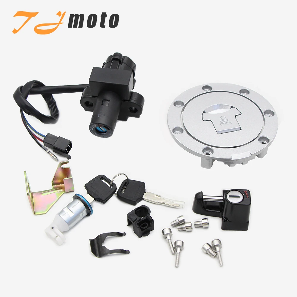 For Honda CB400 CB400SF 92-98 CB-1 CB400F 89-91 VT250 MC20 SPADA Motorcycle Ignition Switch Seat Lock Fuel Gas Tank Cover Cap