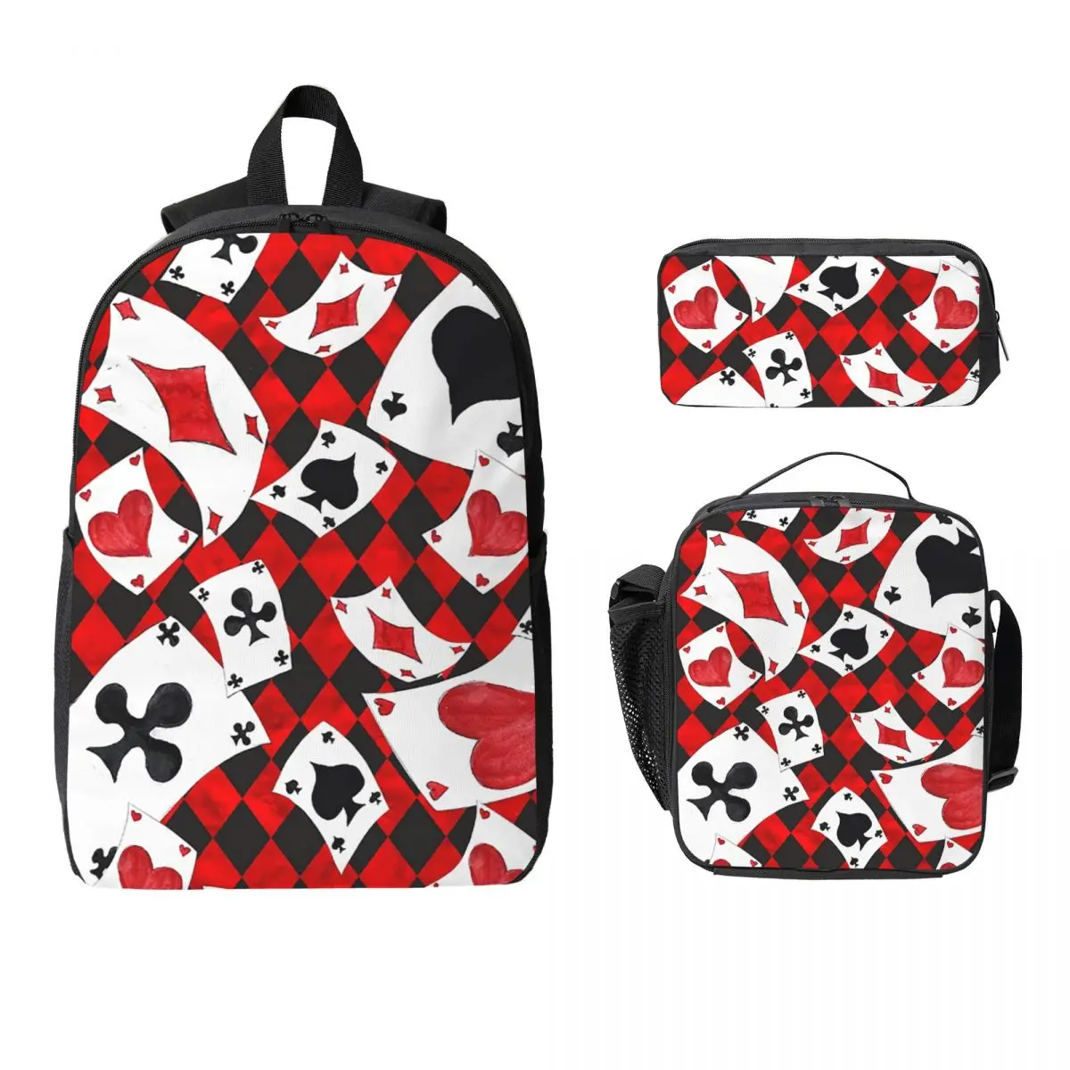 cool-poker-playing-cards-pattern-card-game-backpack-bookbag-school-bag-shoulder-bags-3ps-insulated-lunch-bag-pencil-case