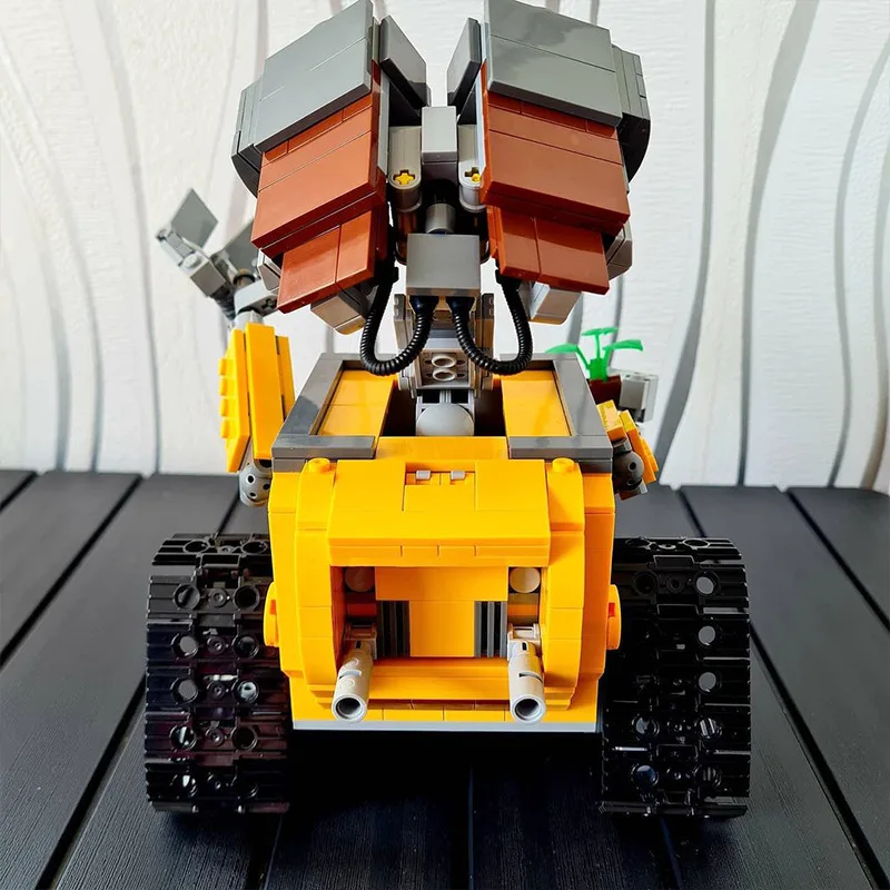 Pixared Walle Robot Building Block Kit modello di montaggio Puzzle per bambini Giocattolo fai da te Ornamento da tavolo Regalo WALL-E