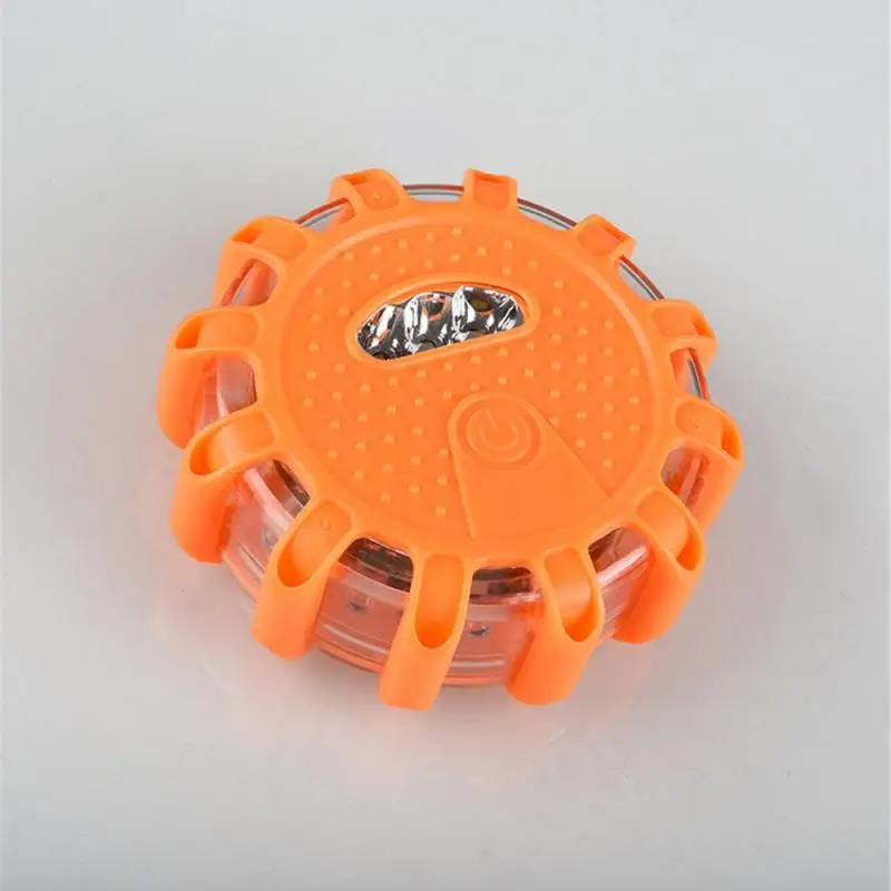 Car Emergency Strobe Flashing Warning Light Roof Road Safety Lamp Roadside Orange Beacon Magnetic Base Light