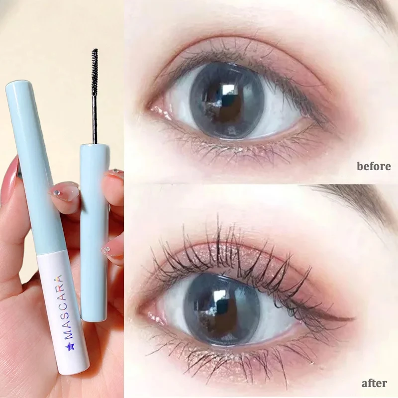 3D ULTRA-Fine ขนาดเล็กหัวแปรง Lash Eyelash EXTENSION Eye Lashes ยาวมาสคาร่าสีดํามาสคาร่ายาวแต่งหน้าสีดํา