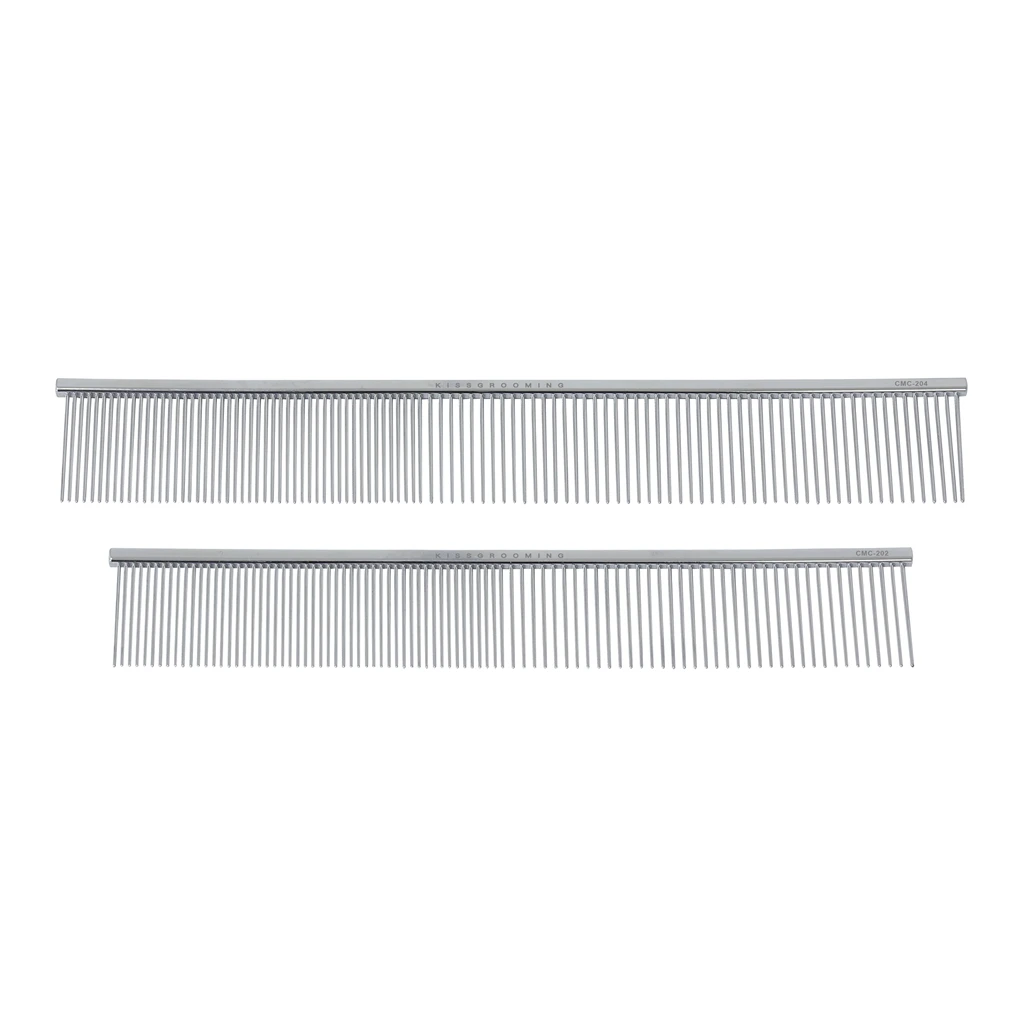 Kissgrooming Pet Ultra Premium Brass Comb In Chrome