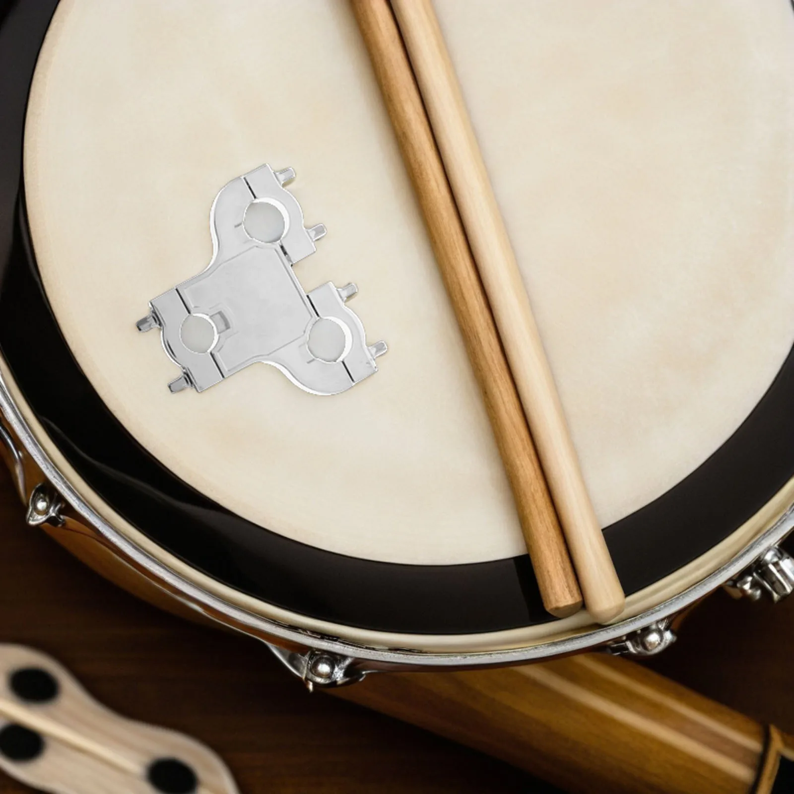 

Hoop Clamp Multifunctional Metal Bracket For Electronic Drum Accessories Compact Durable Design Easy Installation Flexible