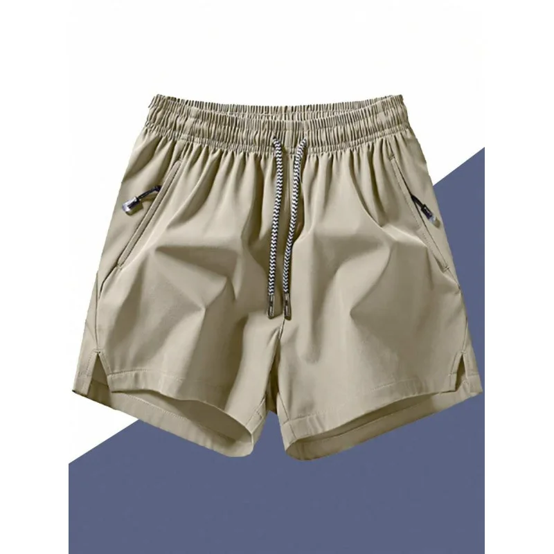 

Мужские шорты из ледяного шелка: комфортные, легкие, дышащие, для летних активностей на открытом воздухе