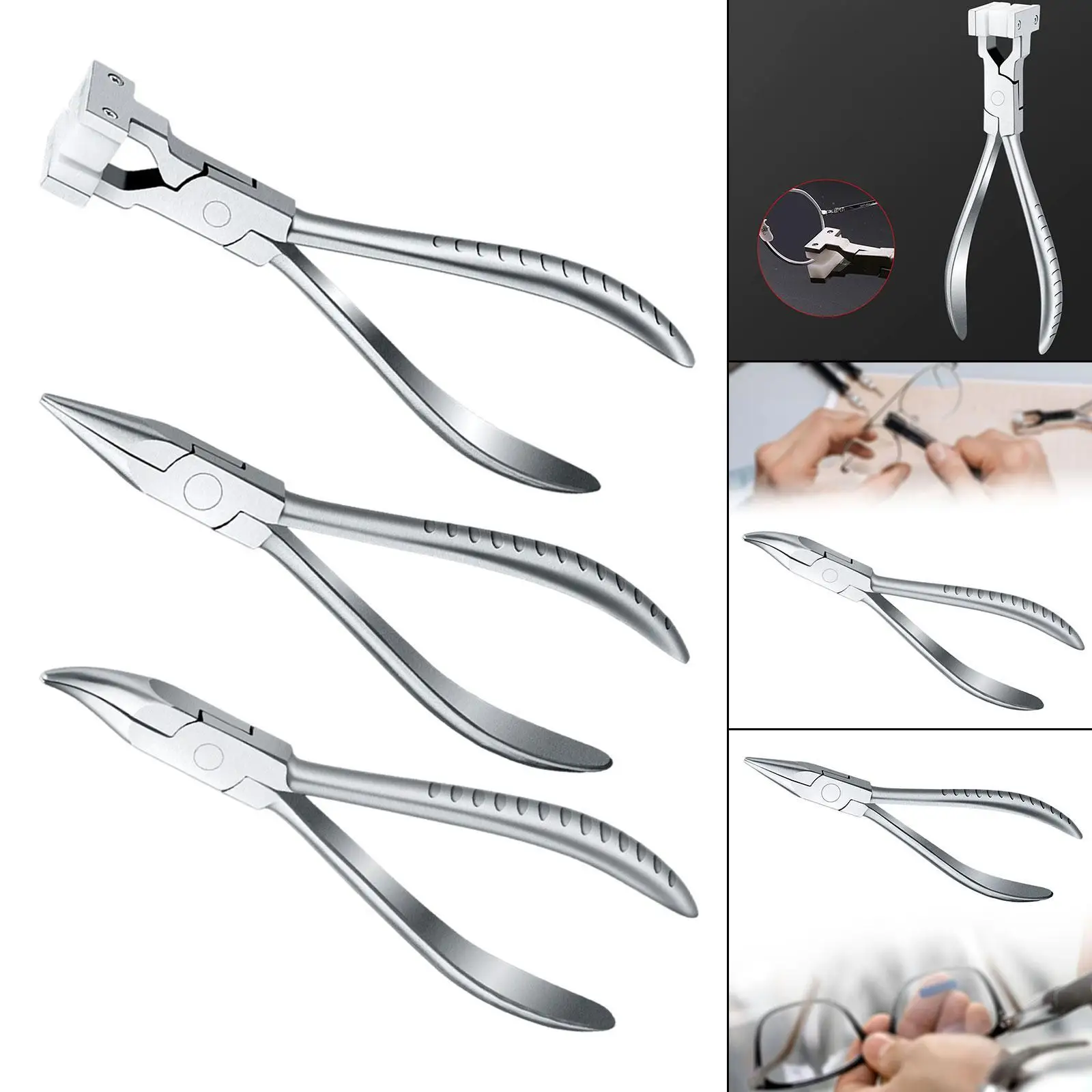 

Eyeglasses Pliers Eyewear Repair Tool Adjustment Parts Glasses Assembling Pliers