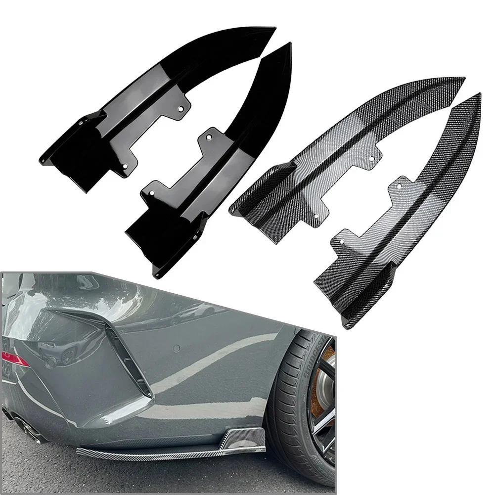 

For 2020-2023 BMW 4 Series G22 G23 M Car Rear Bumper Lip Corner Protector Spoiler Cover Rear Corner Modification Accessories