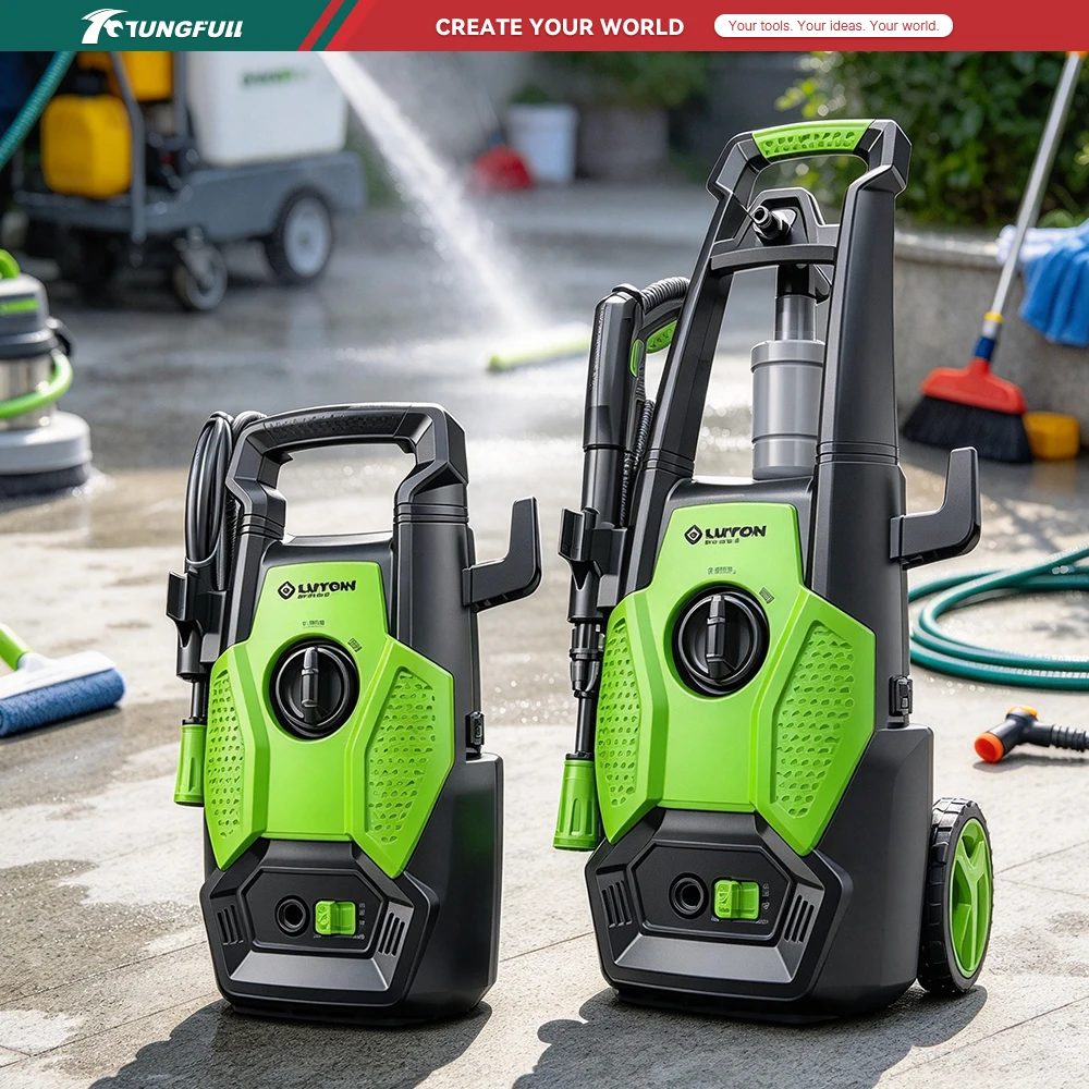1500W/1700W Electric Pressure Washer Portable High Pressure Cleaner Machine For Washer Cars and Garden Farms Irrigating Tool