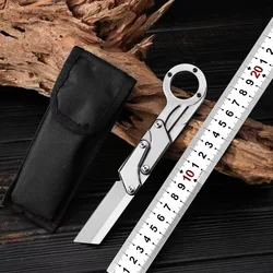 Multifunctional Stainless Steel Folding Knife Outdoor Camping Tactical Hunting Defense Knife Pocket Knife Sharp and Durable