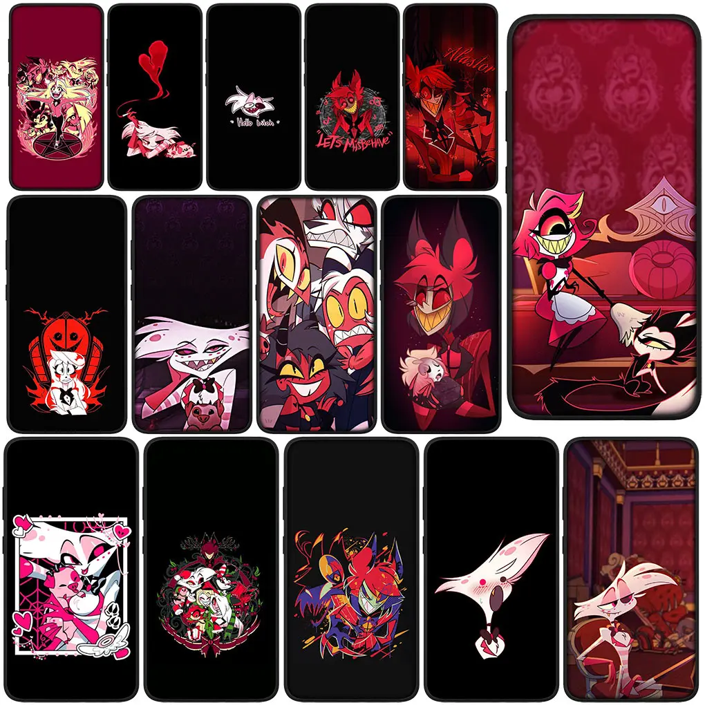 Dust Angel H-Hazbins Hotels Charile Phone Cover Case for Xiaomi Redmi Note 9 8 11 Pro 4G 5G 9S 11S 9A 9C NFC 9T 8A Soft Casing