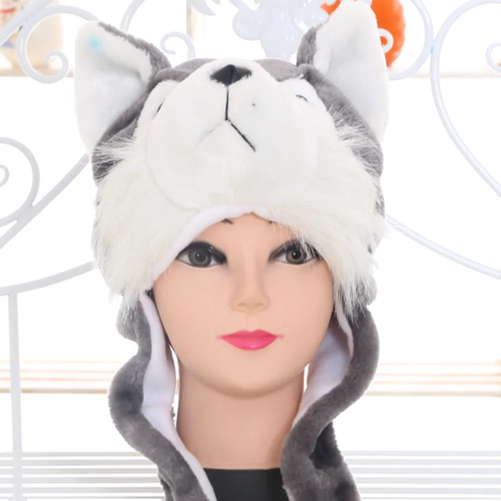 

Animal Hat Hats Funny Make up Black Silly Wacky Ear Stuffed Winter Children