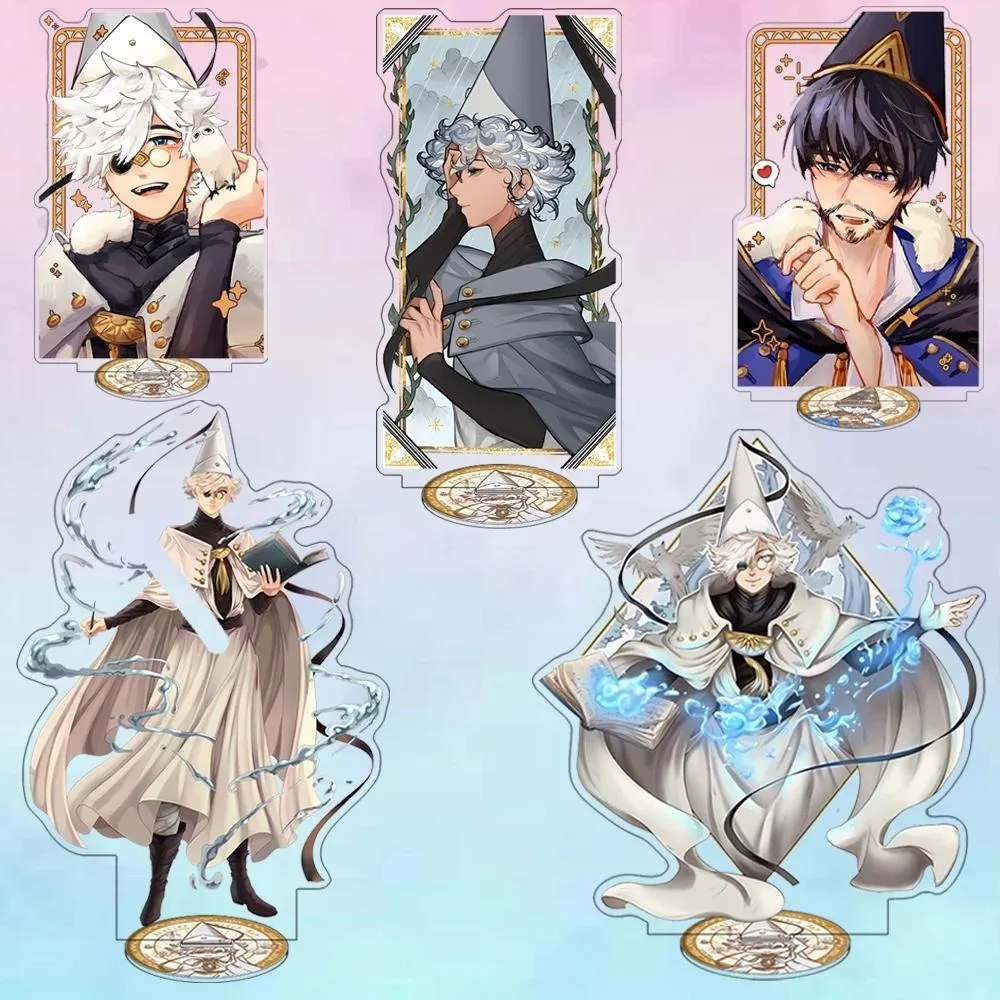 Witch Hat Atelier Qifrey Acrylic Stand 15cm Cute Keychain Figure Desk Decor Anime Ornaments Gift Fans Collection Cosplay Display