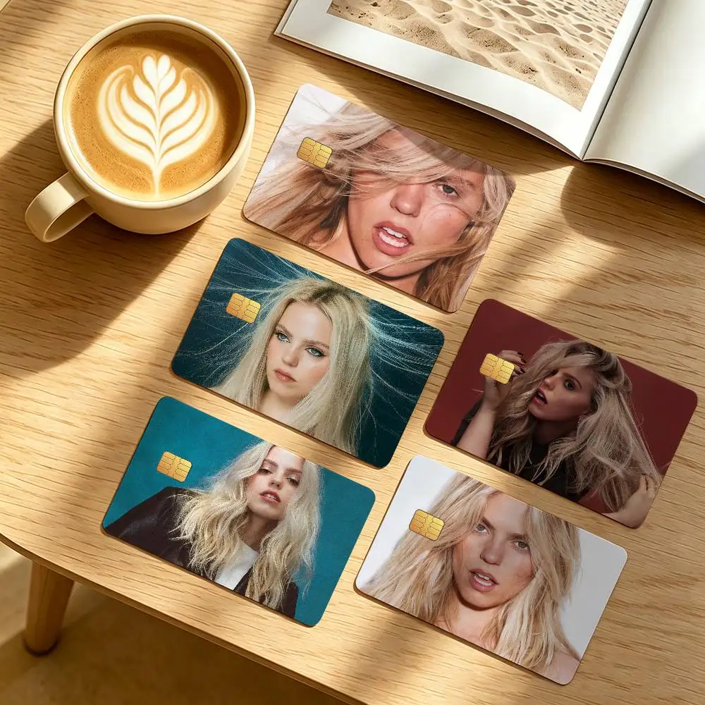 Singer Renee Rapp Credit Card Public Transportation Cards Protective Sticker Waterproof Card Face Decoration 4PCS