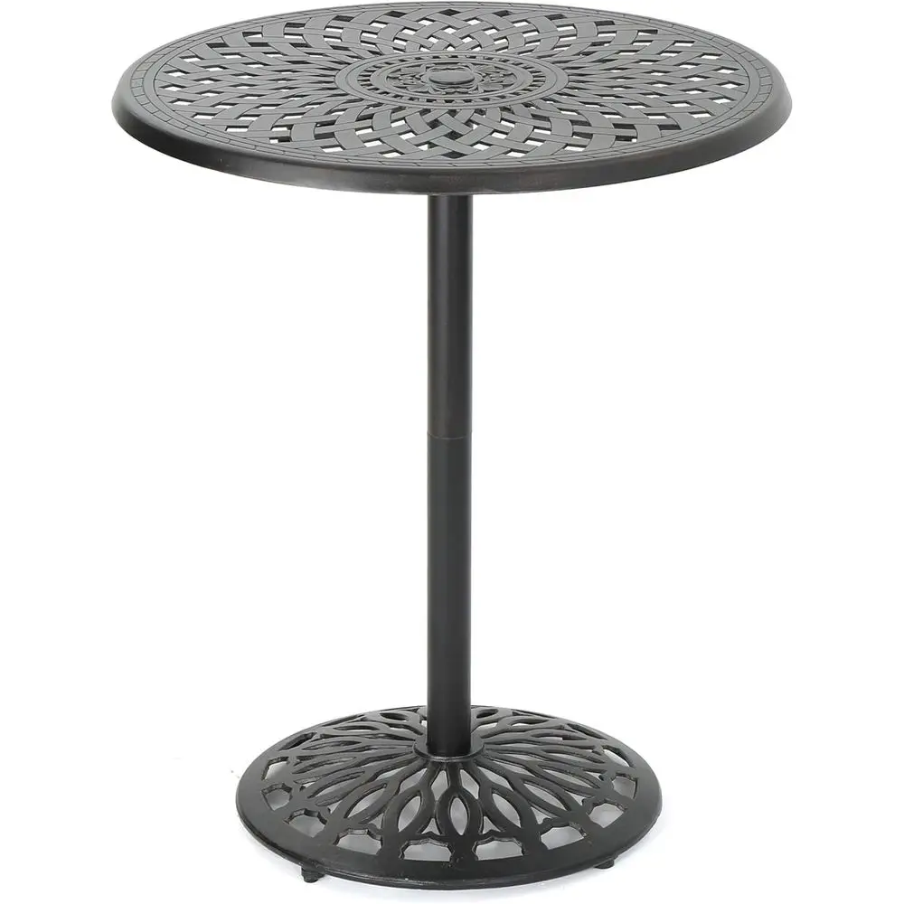 

Мерцающий медный уличный барный стол из литого алюминия