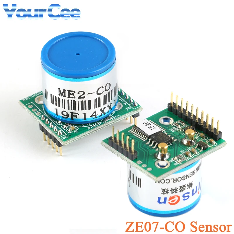 ZE07-CO ZE07 Carbon Monoxide CO Sensor Air Gas Alarm Detection Module Carbon Monoxide Sensing Serial Port Output