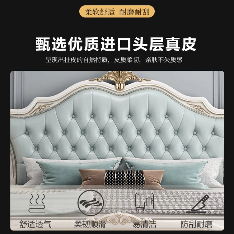 180x200 سنتيمتر سرير كامل الحجم غرف نوم الزواج الكامل غرفة النوم الأساسية أثاث غرفة نوم كاملة سرير الملكة على العرض الحديثة الشمال #5