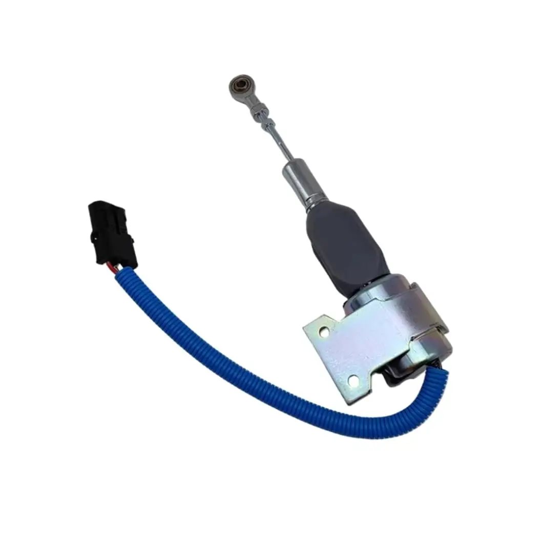 Flameout Solenoid Valve, For 6BT/R210-5/R140-7/R210-7/R250-7, 3932530 SA489124V, Shutoff Solenoid Replacement Part