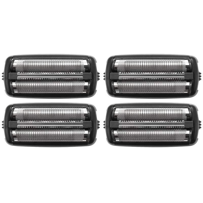 B51C 4 PCS Hair Clipper Blade For SURKER RSCX-9008 Shaver Blade Razor Replacement Shaver Head For Men