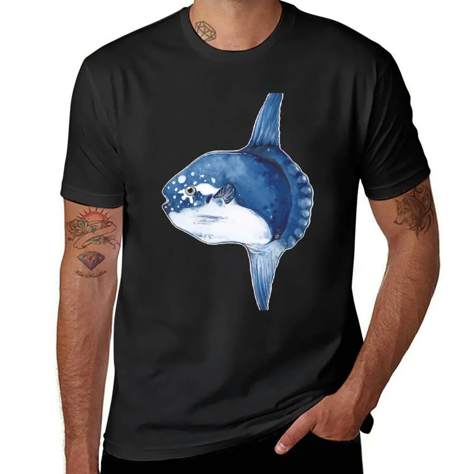 

Ocean Sunfish - Mola Mola T-Shirt anime clothes funnys vintage men clothings