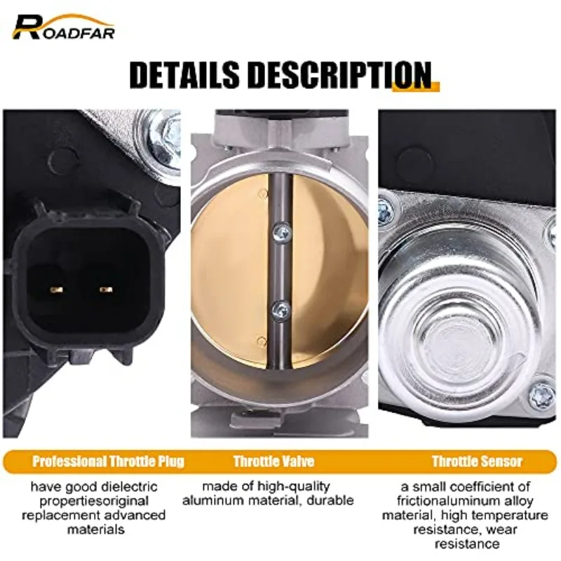 8L3Z9E926A جسم خانق مع TPS لفورد F-150 2005-2010 إكسبيديشن 2005-2014 F-250 F-350 2005-2010 لينكولن نافيجيتور #6