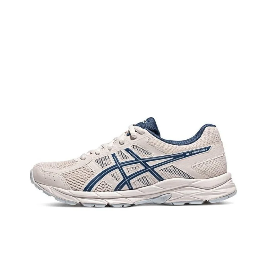 ASICS Gel Contend 4 Textile, Synthetic Leather Abrasion Resistant Breathable Coverage Low top T8D9Q-250