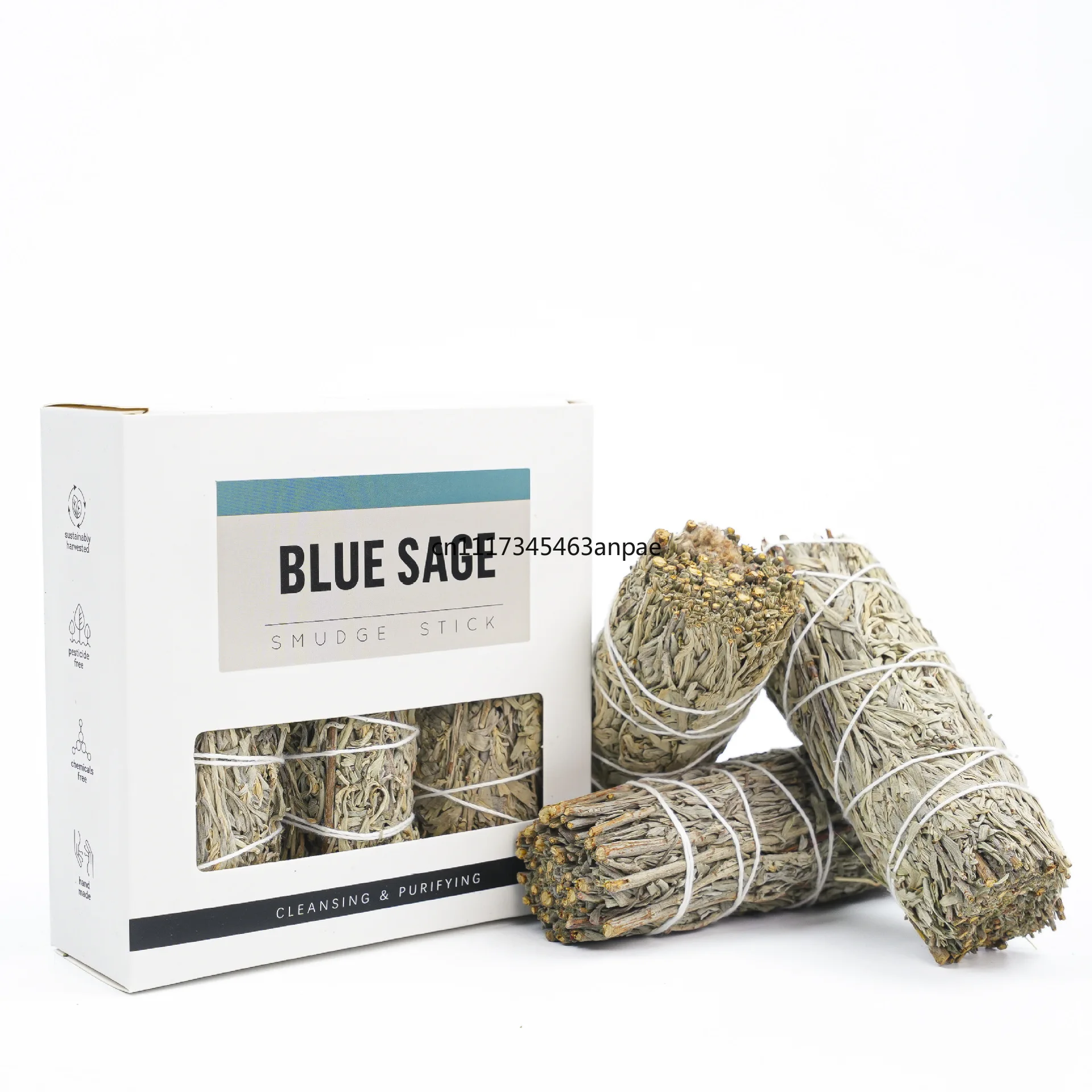 California White Sage Natural Plant Smudge Incense Fresh Air & Space Purification Peruvian Palo Santo Cedar Yerba Santa Rosemary
