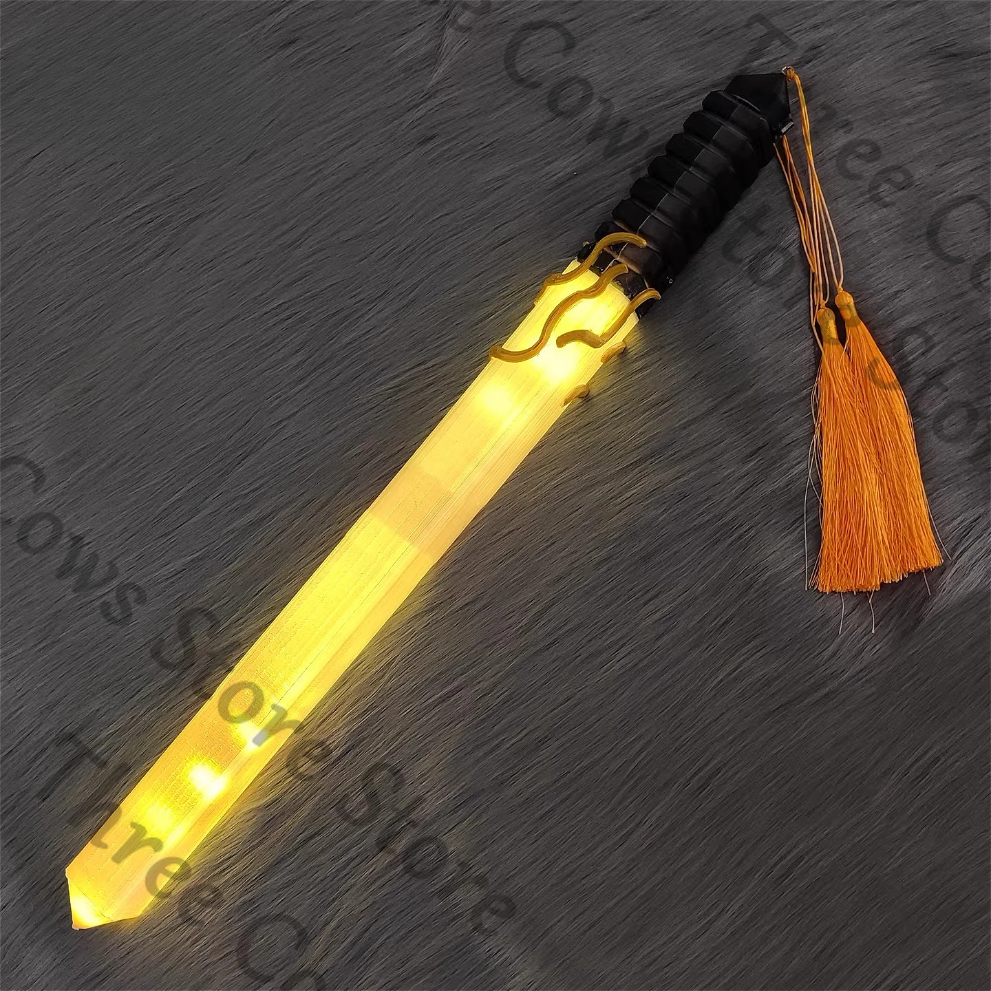 

Anime Arknights Shu Cosplay Cartoon Handmade Give Out Light Longsword Model Long Sword Prop Long-sword Weaponry Halloween Gift