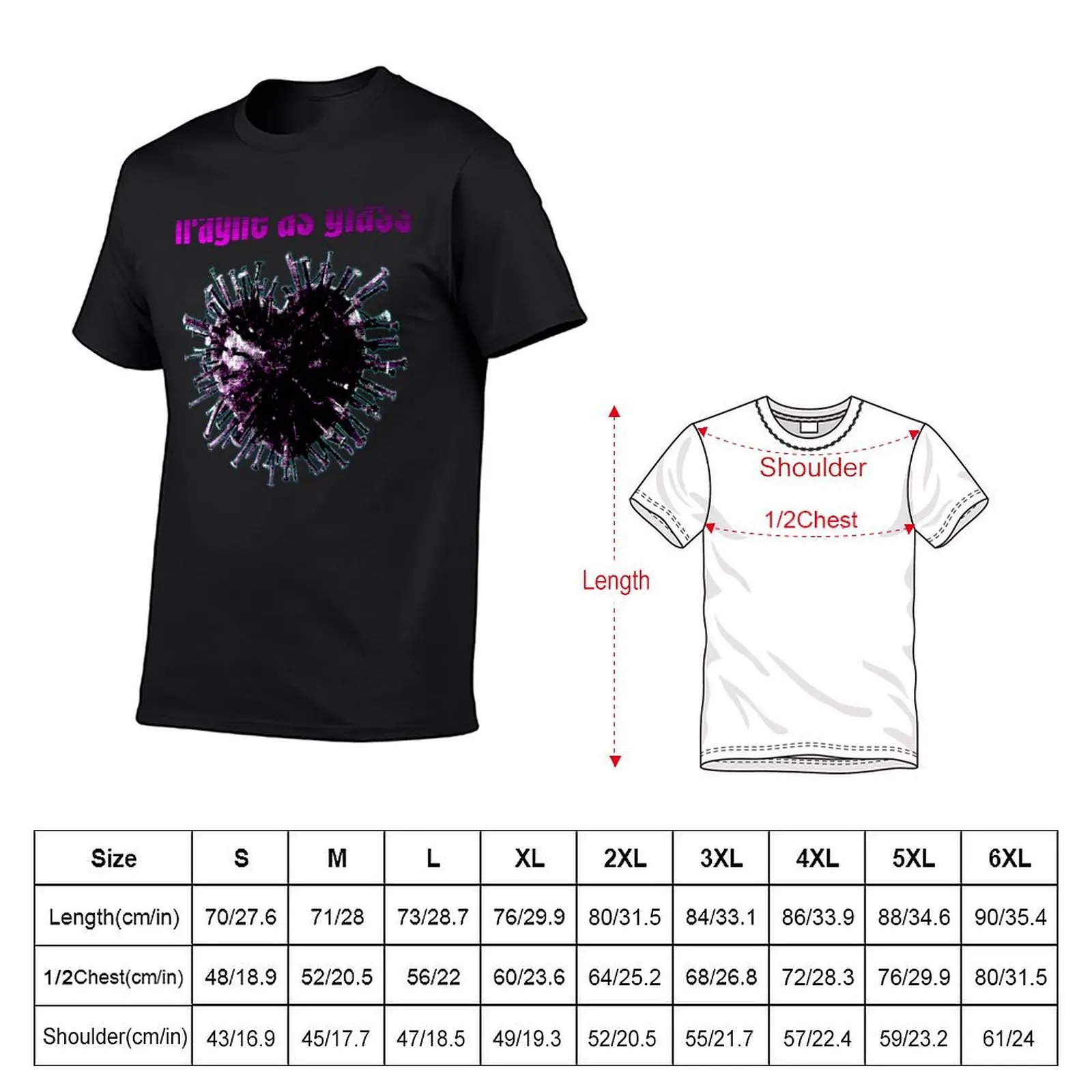 fragile as glass - nailwork heart T-Shirt shirts graphic anime figures graphic t shirt vintage mens designer clothes image 2