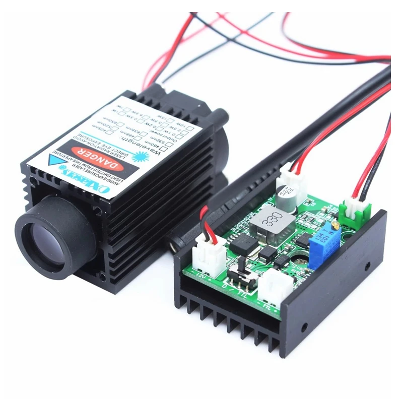 High Power 520nm 1000mw-1W Green Light Fat Coarse Beam laser Module 12V Bird Repeller Laser TTL/PWM