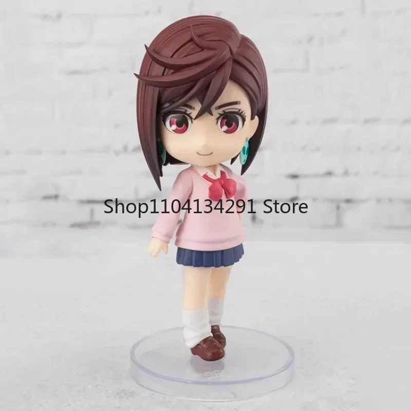 ฟิกเกอร์อนิเมะ Bandai Original Figuarts Mini DAN DA DAN ตัวละคร Oksrun Momo ของเล่นแอคชั่นฟิกเกอร์สำหรับเด็กชาย เด็กหญิง ของขวัญวันเกิด