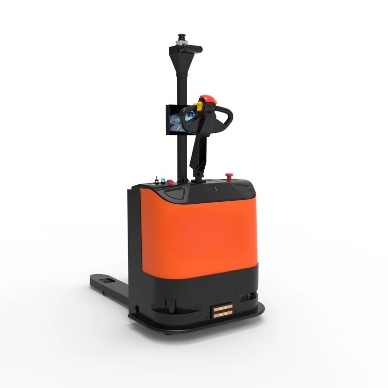 Intelligent forklift truck Electric forklift Automatic push-pull lifting hydraulic trailer