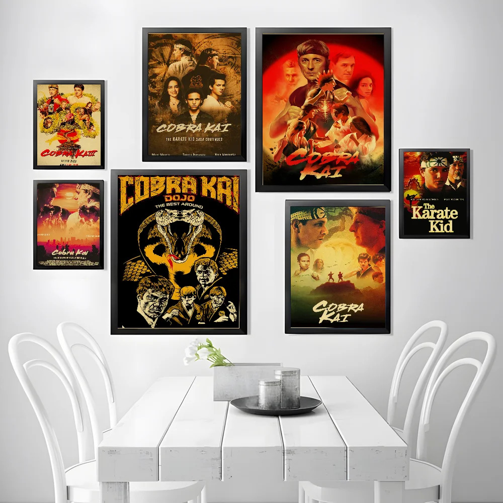 C-Cobra Kai Pôster da série de - Home Office And Tv Room Ideas avaliação e preço