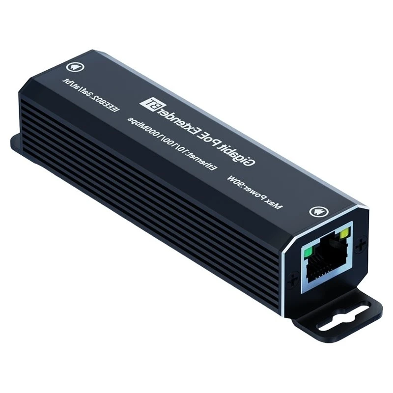 Metal Case Gigabit Poe Extender 90W IEEE802.3BT Poe Extender For Network CCTV System
