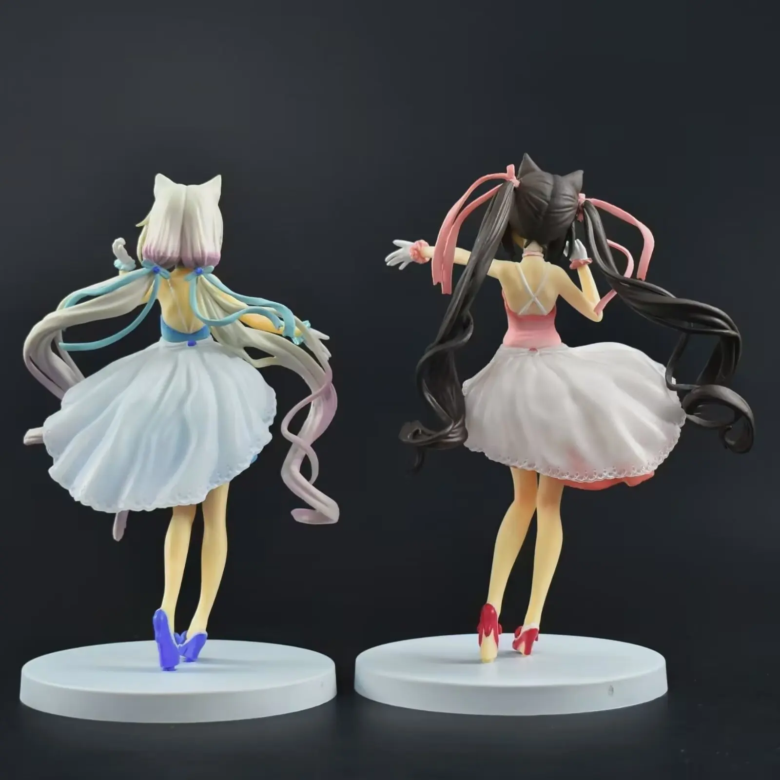 18CM Anime NEKOPARA Figur Pralinen Vanille Nette Cocktail Kleid Modell PVC Statische Kind Spielzeug Sammeln Geschenk Puppe Boxed