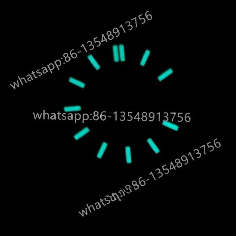 

Watch dial 28.5mm watch literal modified NH35 movement olive green gray refraction pattern canned SKX007 spot