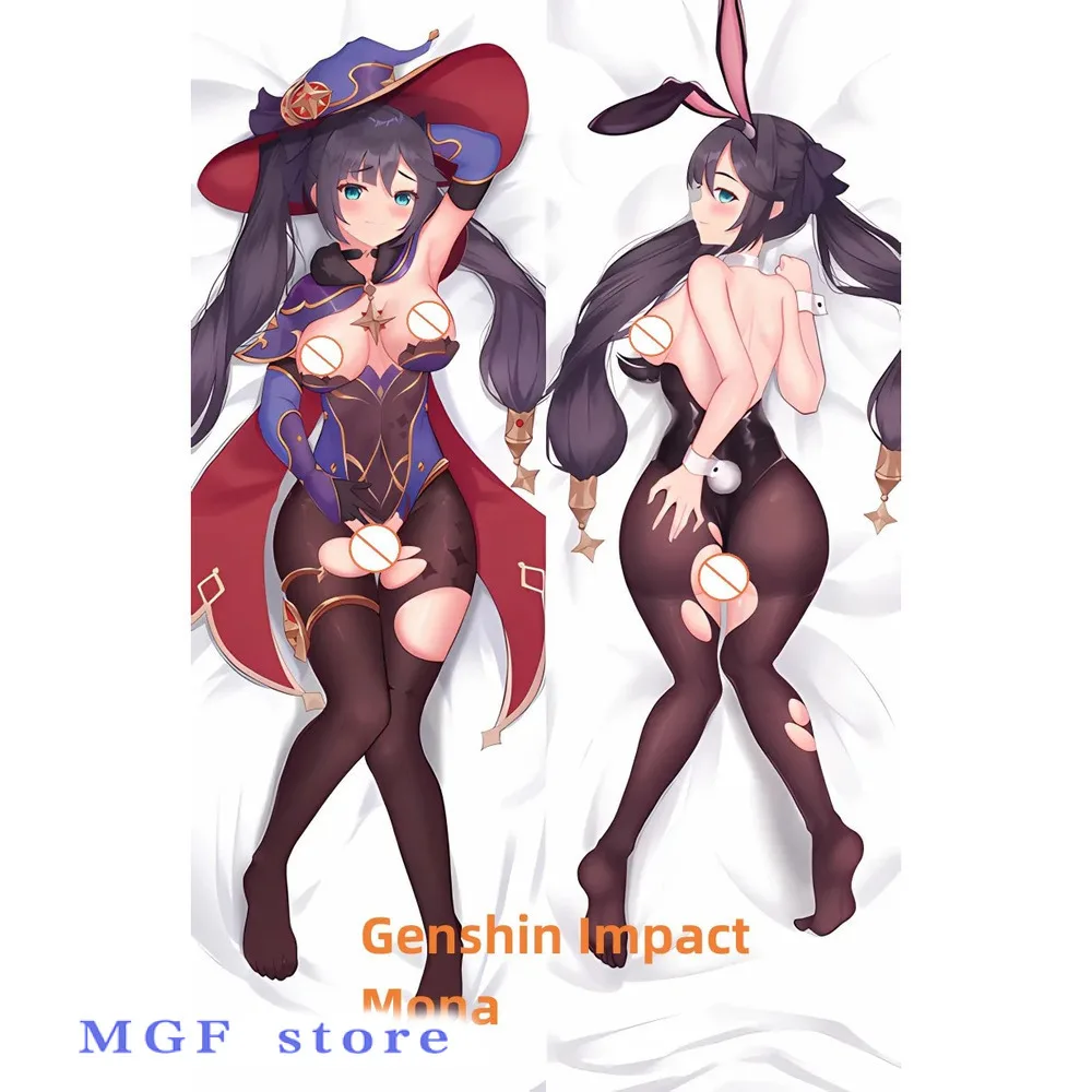

Dakimakura Anime Genshin Impact Mona Double-Sided Print Of Life-Size Body Pillowcase Gifts Can Be Customized