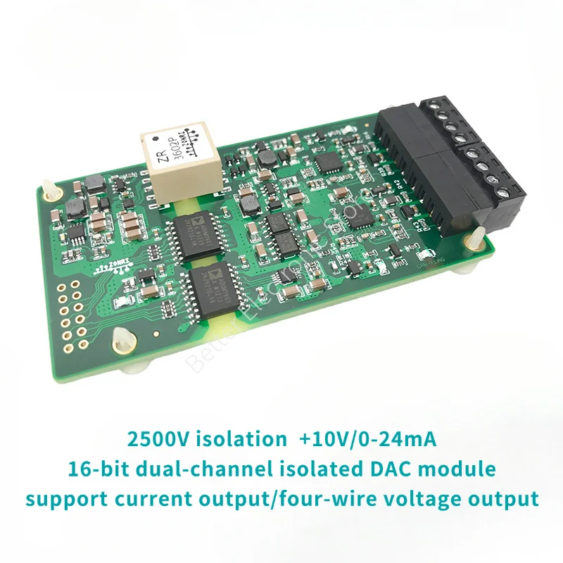 DAC8562/8563 dual-channel isolated 16-bit DAC module  0-20mA/±10V four-wire voltage compensation