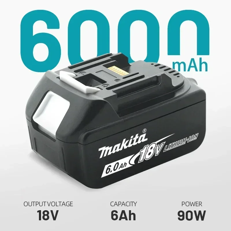 Für Makita 18V Akku Pin Wiederaufladbarer 18V 6,0Ah Lithium-Akku, Makita 18V BL1840, BL1830, BL1850, BL1850B – Detail 6