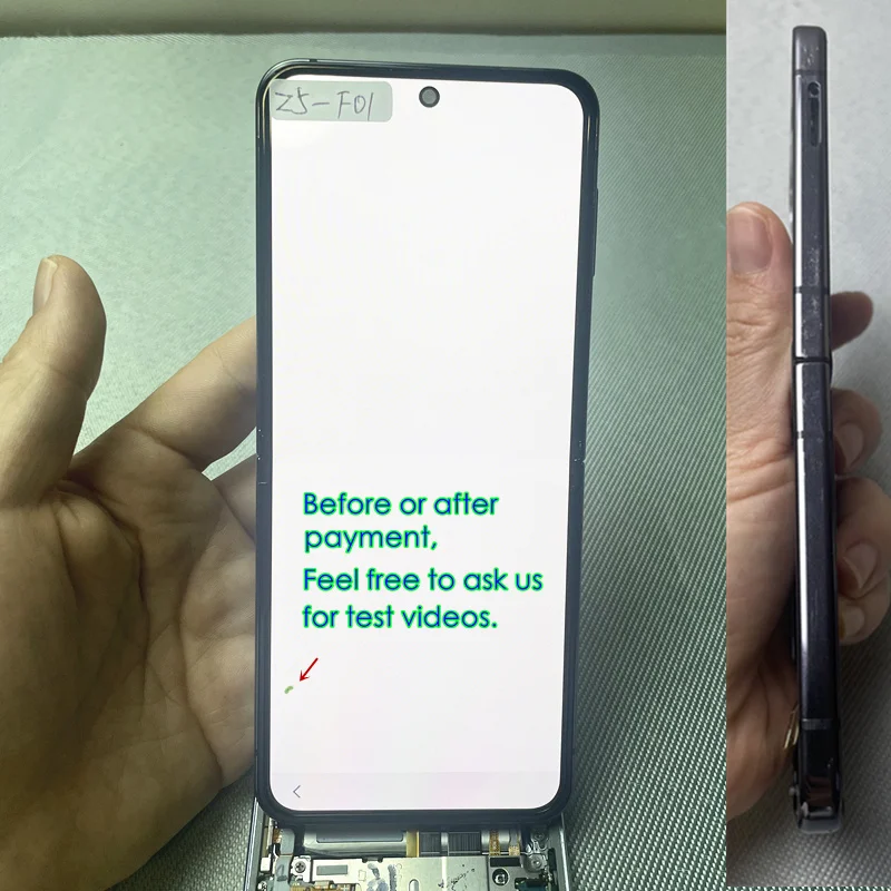 Дисплейный модуль AMOLED 120 Гц 6,7 дюйма F731B F731B/DS для Samsung Galaxy Z Flip 5, сенсорный экран в сборе