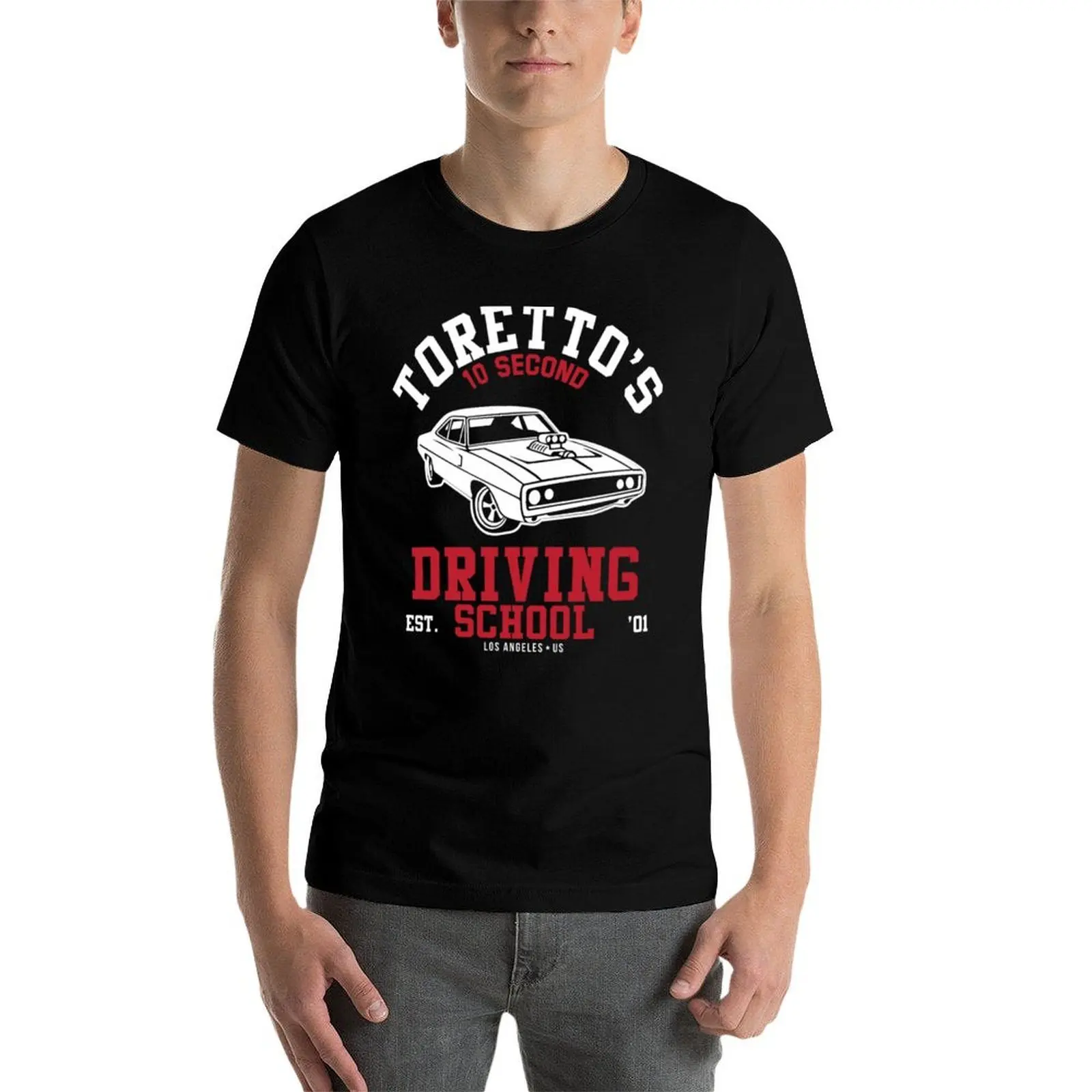 Fast And the Furious Torettos Driving School T-Shirt man t shirts cotton t shirt man cotton T-Shirt - view 4