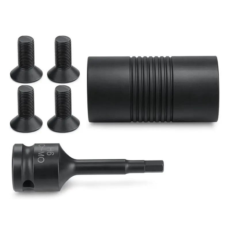 SHGO-For Hollow Metal Door Door Frame Dimpling Tool Kit With Hardened Double-Sided Flush Fastener Reccess Tool& Impact Driver