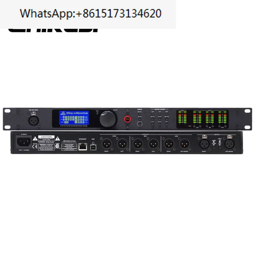 PA2 Professional digital audio DSP processor for PA sound system