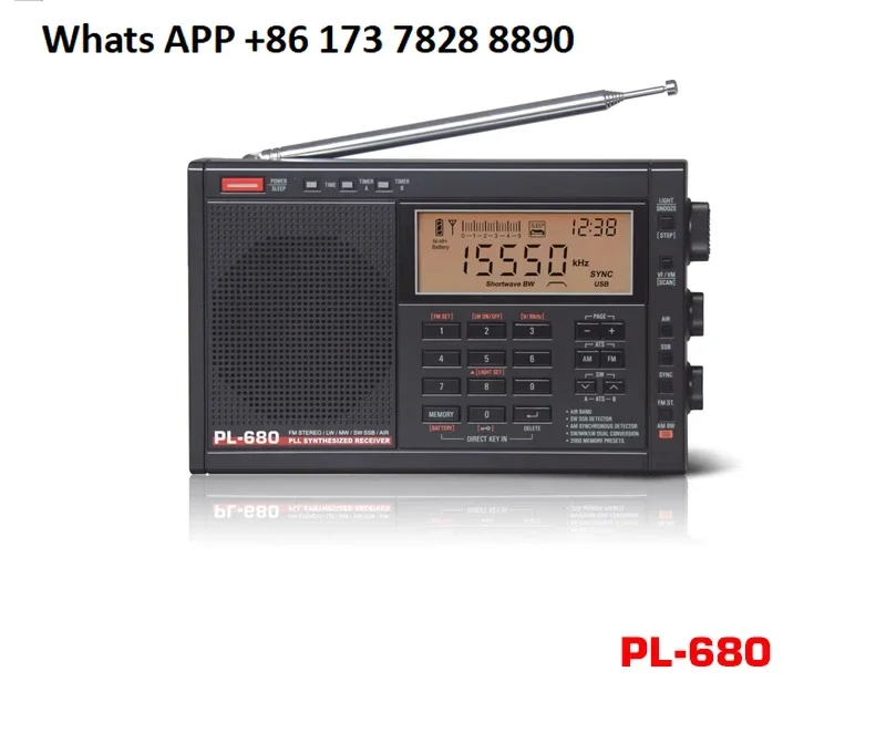 

Radio PL-680 Portable High Sensitivity Full Band Digital Tuning Amateur Radio