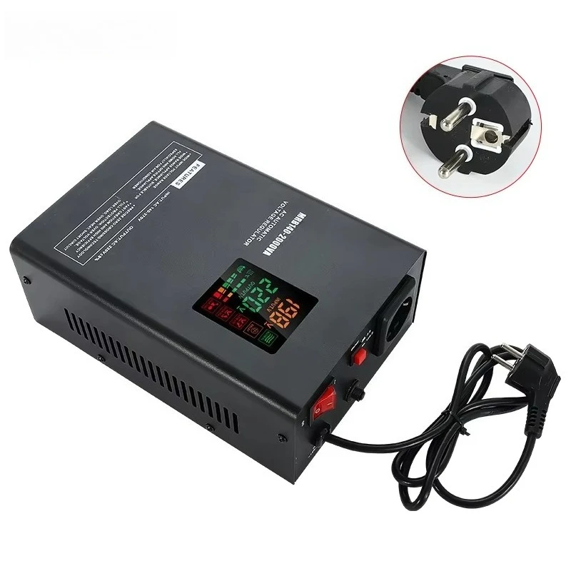 

Suspension 2K 3KVA Relay 220Volt SocketOutput Toroidal Transformer AC Automatic Voltage Regulator Stabilizer2000 Watts 3000Watts